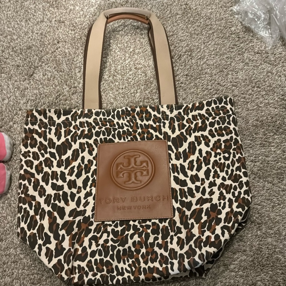 Leopard Tory Burch tote